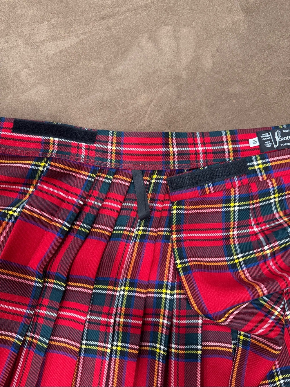 Vintage Strathmore Tartan Wool Kilt Skirt - Picture 10 of 10